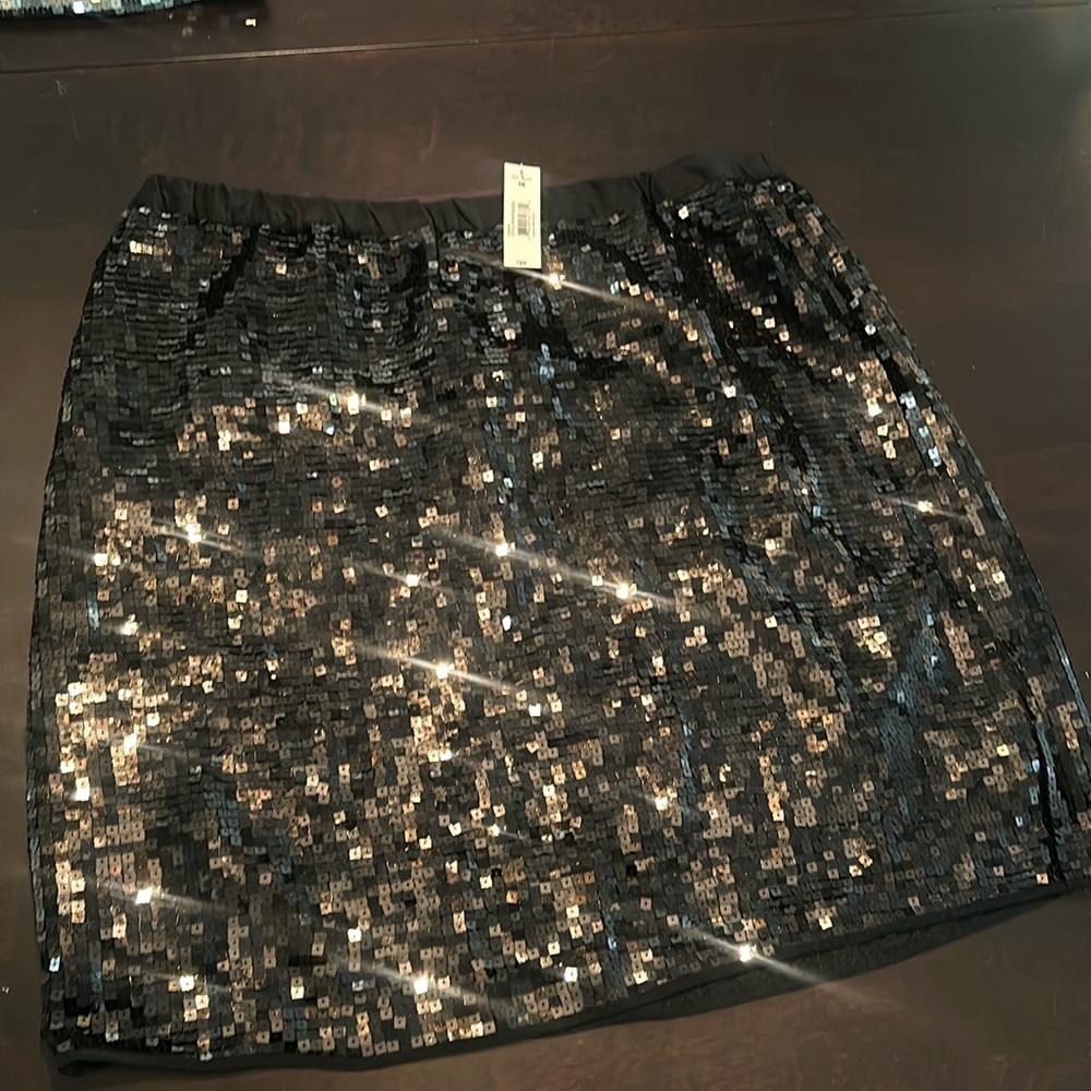 NWT Joe Fresh sequin skirt -1x